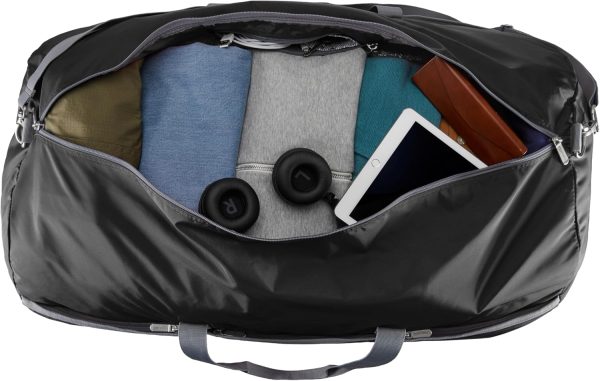 100L Nylon Duffel Bag with Multiple Zippered Pockets, Lightweight yet Durable, 50-Pound Weight Capacity, Black, 32.4 x 16.9 x 16.9 inches - Image 4