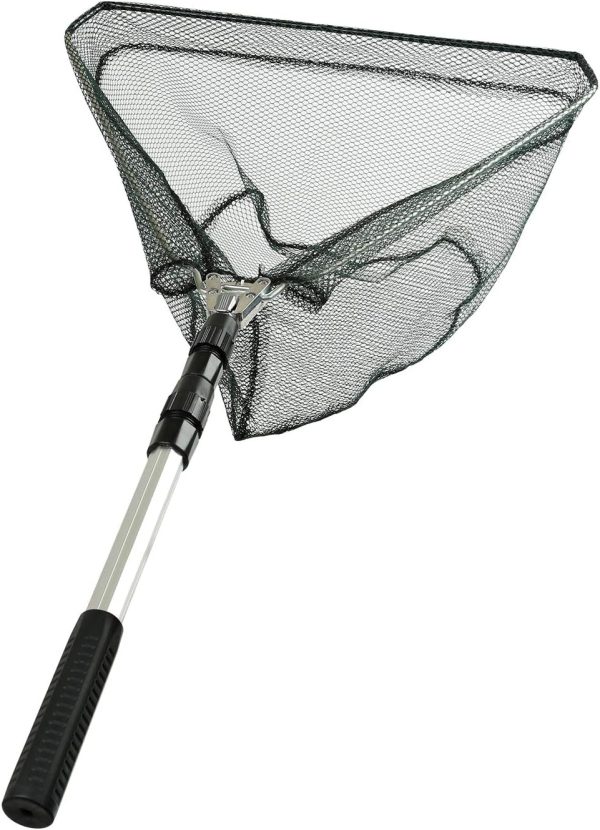 RESTCLOUD Fishing Landing Net with Telescoping Pole Handle, Fishing net Freshwater for Kids Men Women, Extend to 40-63 Inches - Image 3